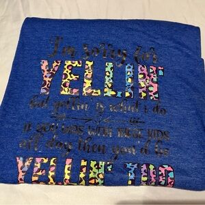 blue tultex graphic shirt